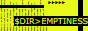 $dir>emptiness